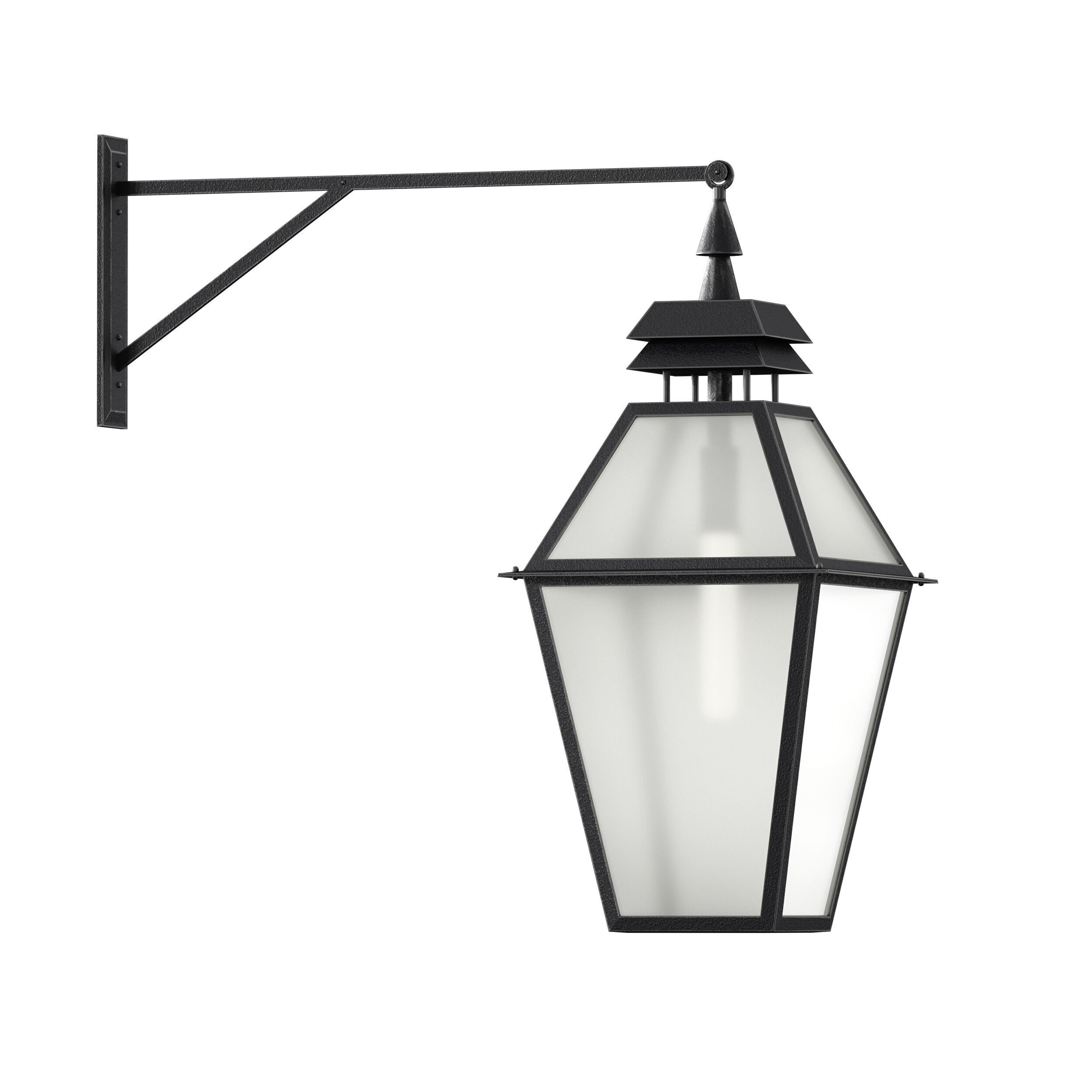 Outdoor Wall Hanging Lantern Light 3D model_6