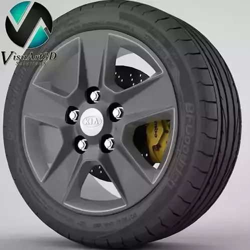 Wheel Kia 6 3D model