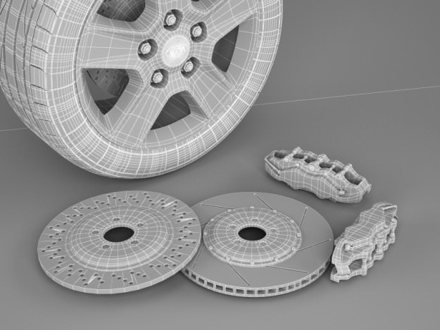 Wheel Kia 6 3D model_8