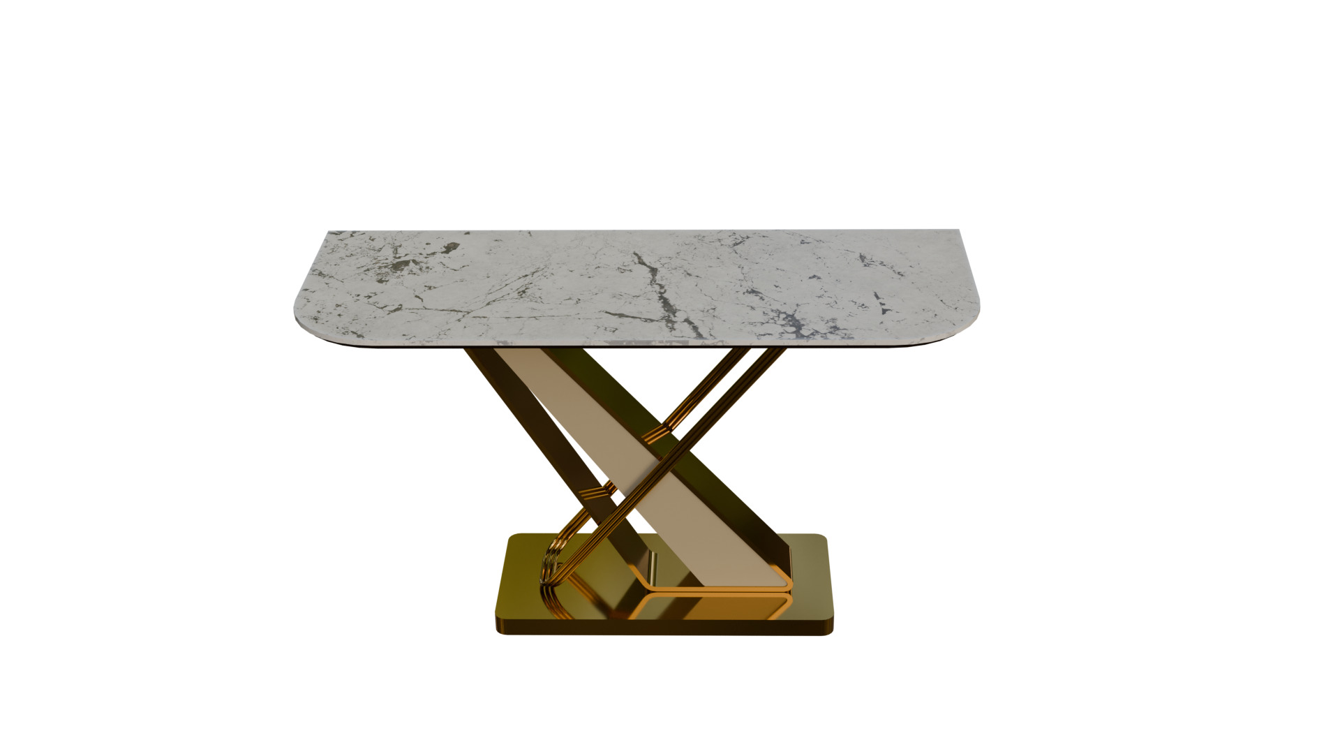 legance in Form Decorative Accent Table Low-poly 3D model_1