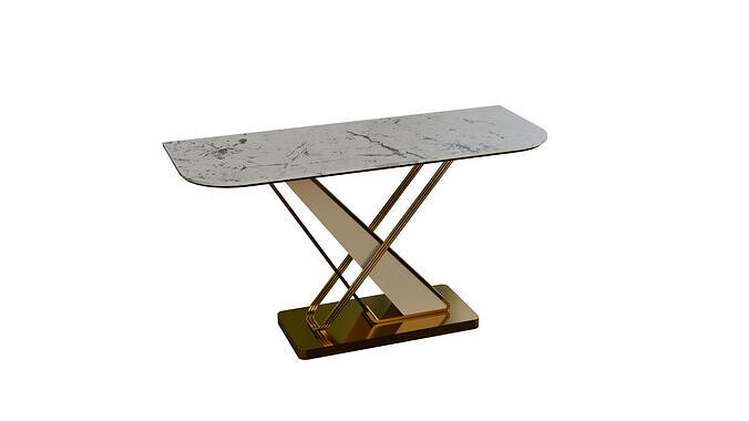 legance in Form Decorative Accent Table Low-poly 3D model