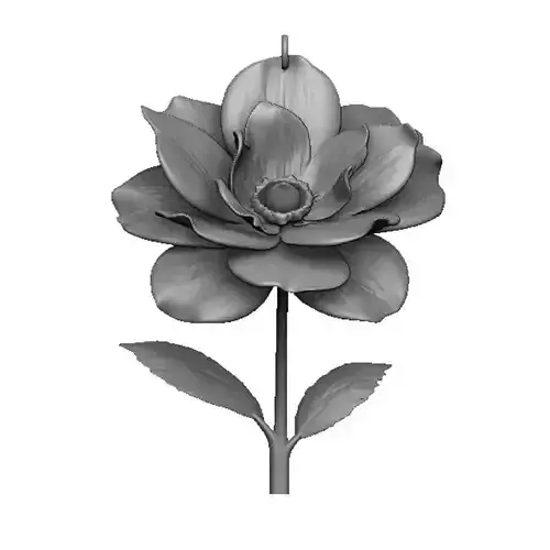 flower pendant 3D print model