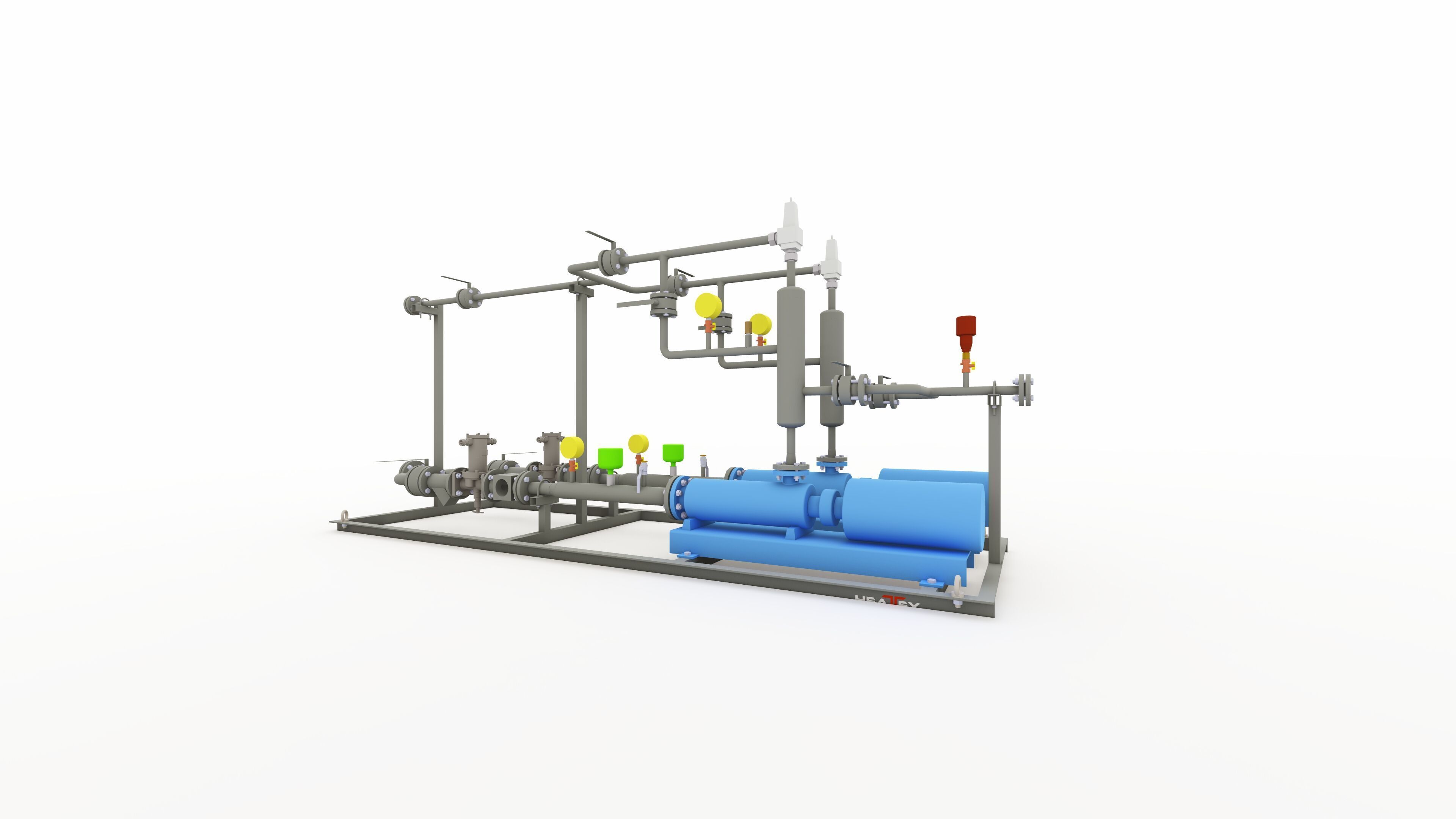 Pump HEATEX-4008 Free 3D model_1