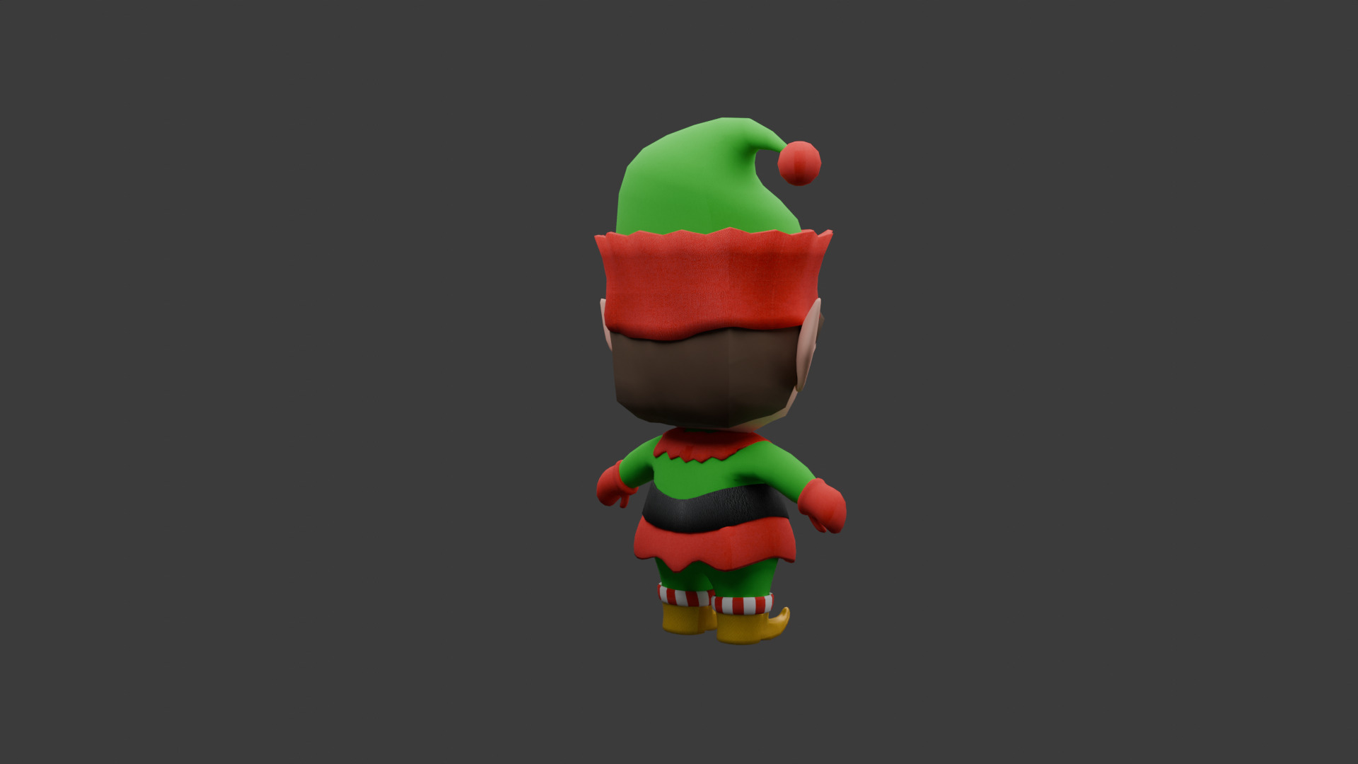 Christmas Elf 3D model_6