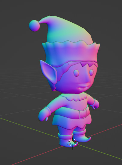 Christmas Elf 3D model_10