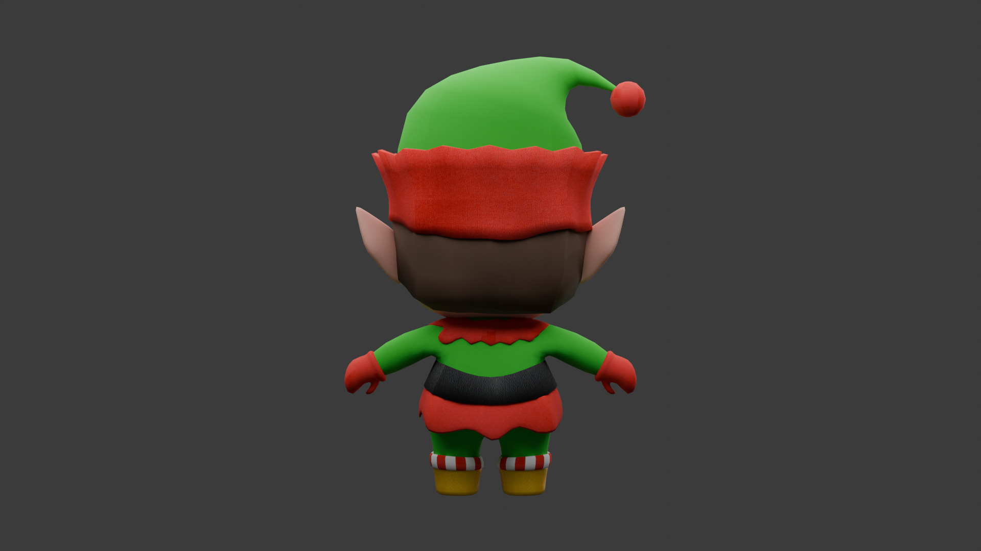Christmas Elf 3D model_5