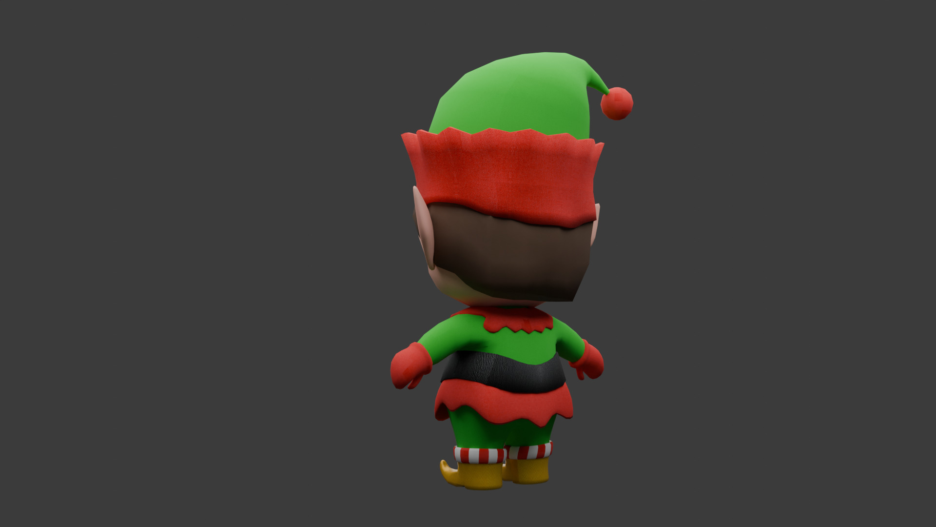 Christmas Elf 3D model_4