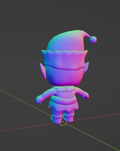 Christmas Elf 3D model_11