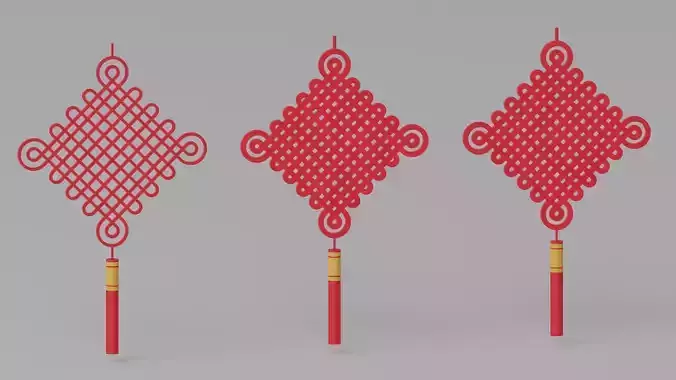 Cartoon Chinese Knot