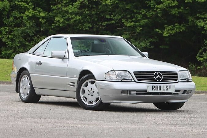 Mercedes SL R129 front bumper cap 3D print model