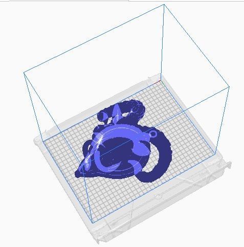 goat pendant 3D print model_9