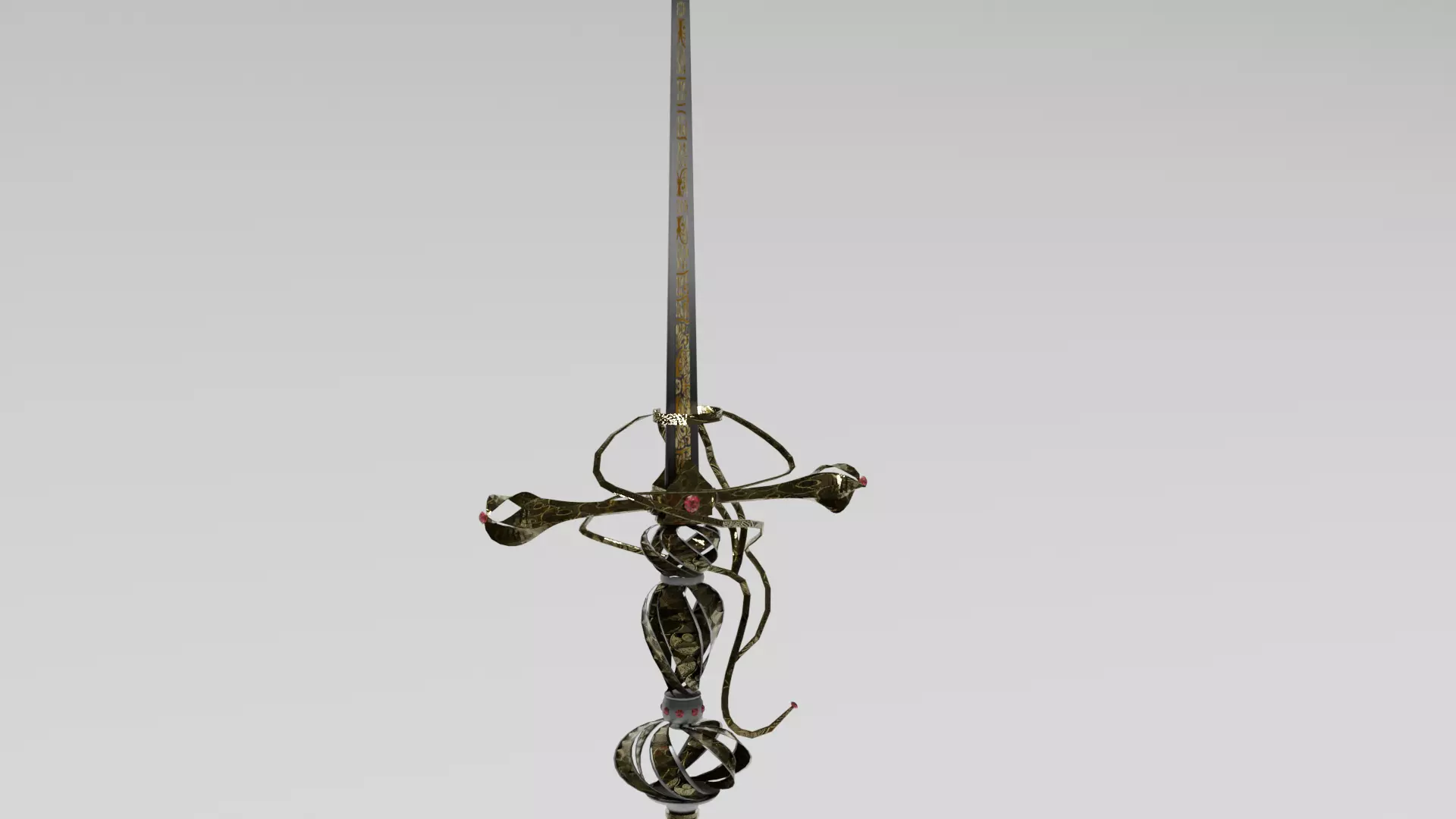 rapiers set 3d model 3D model_0