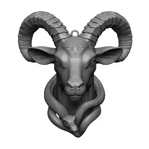 goat pendant