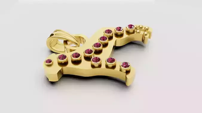 3D model Pendant  3D printable model      