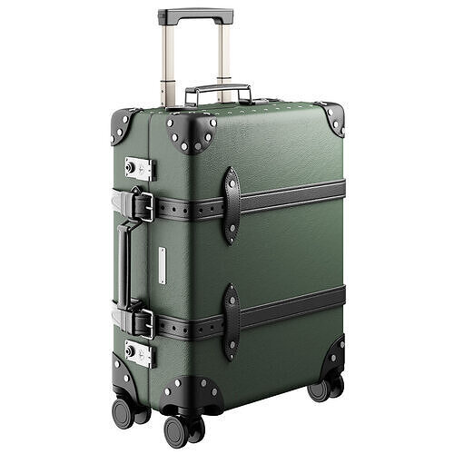 JB Carry-On 4 Wheels Luggage Ocean Green by Globe Trotter 3D model