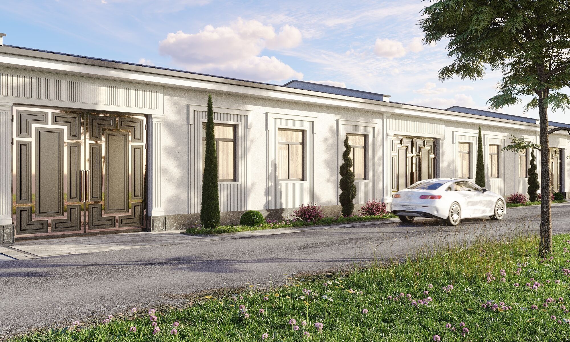 Realistic 3D Model of a Cottage House Exterior 3D model_4