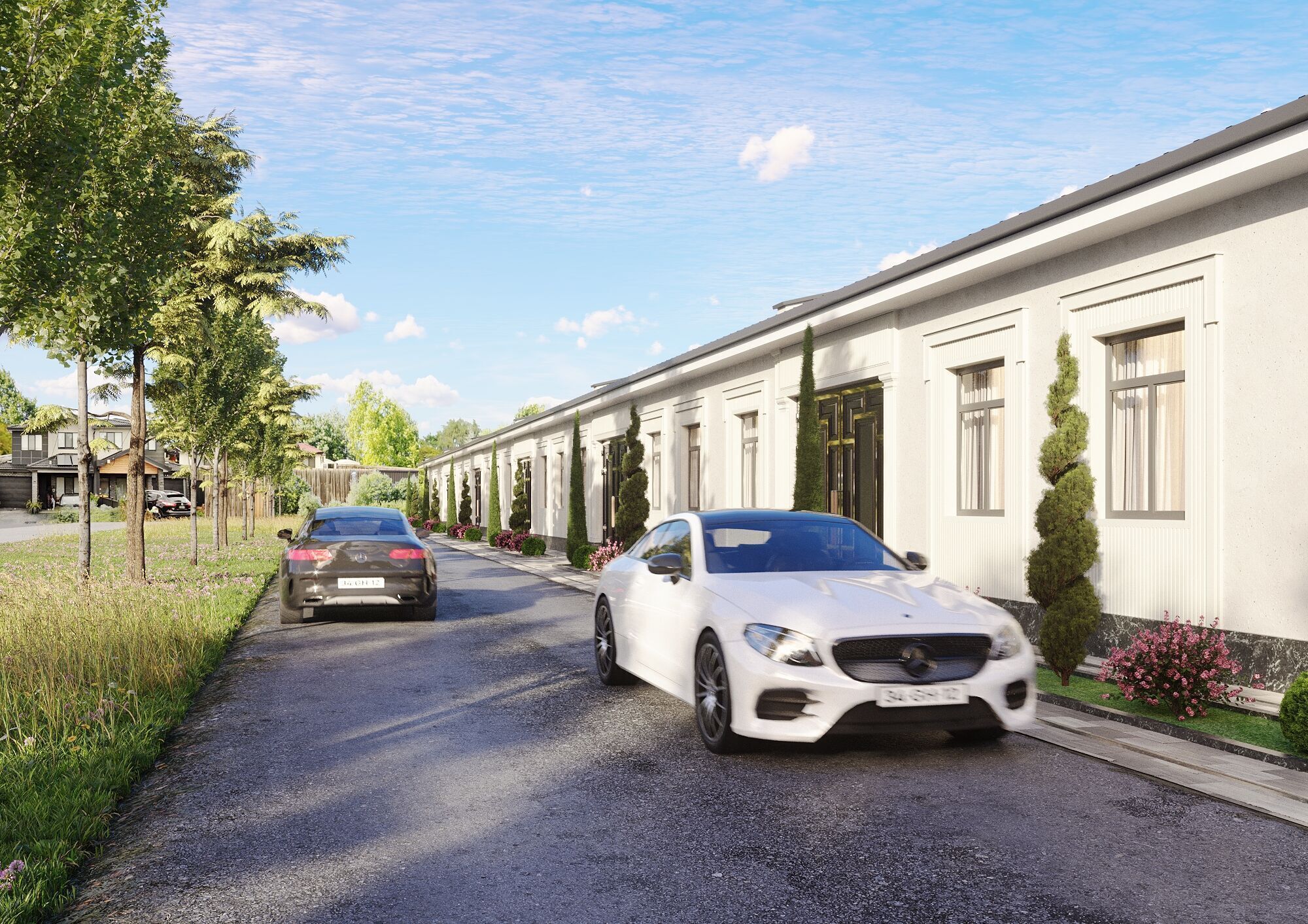 Realistic 3D Model of a Cottage House Exterior 3D model_2