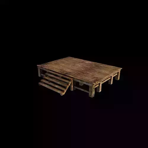 Wooden pallet 3D model