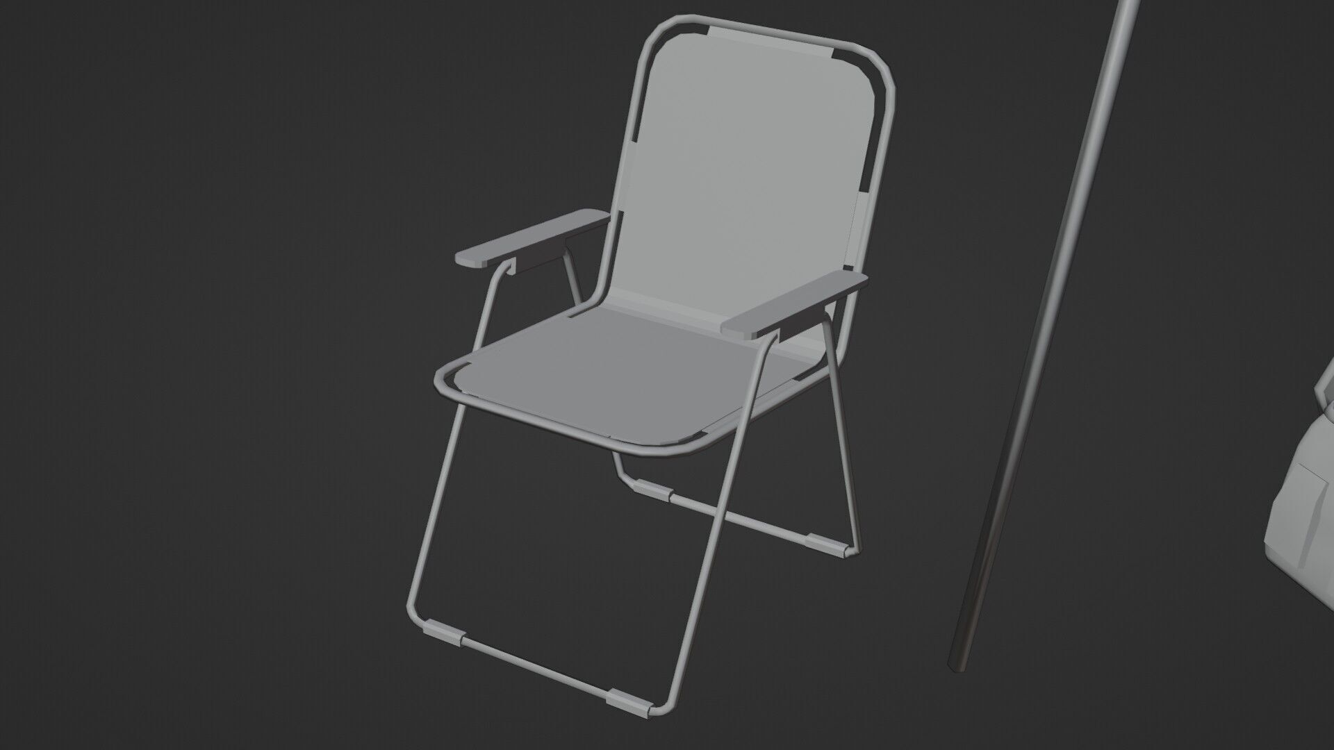 Camping Gear Trio - Low-Poly 3D Model Set Low-poly 3D model_19