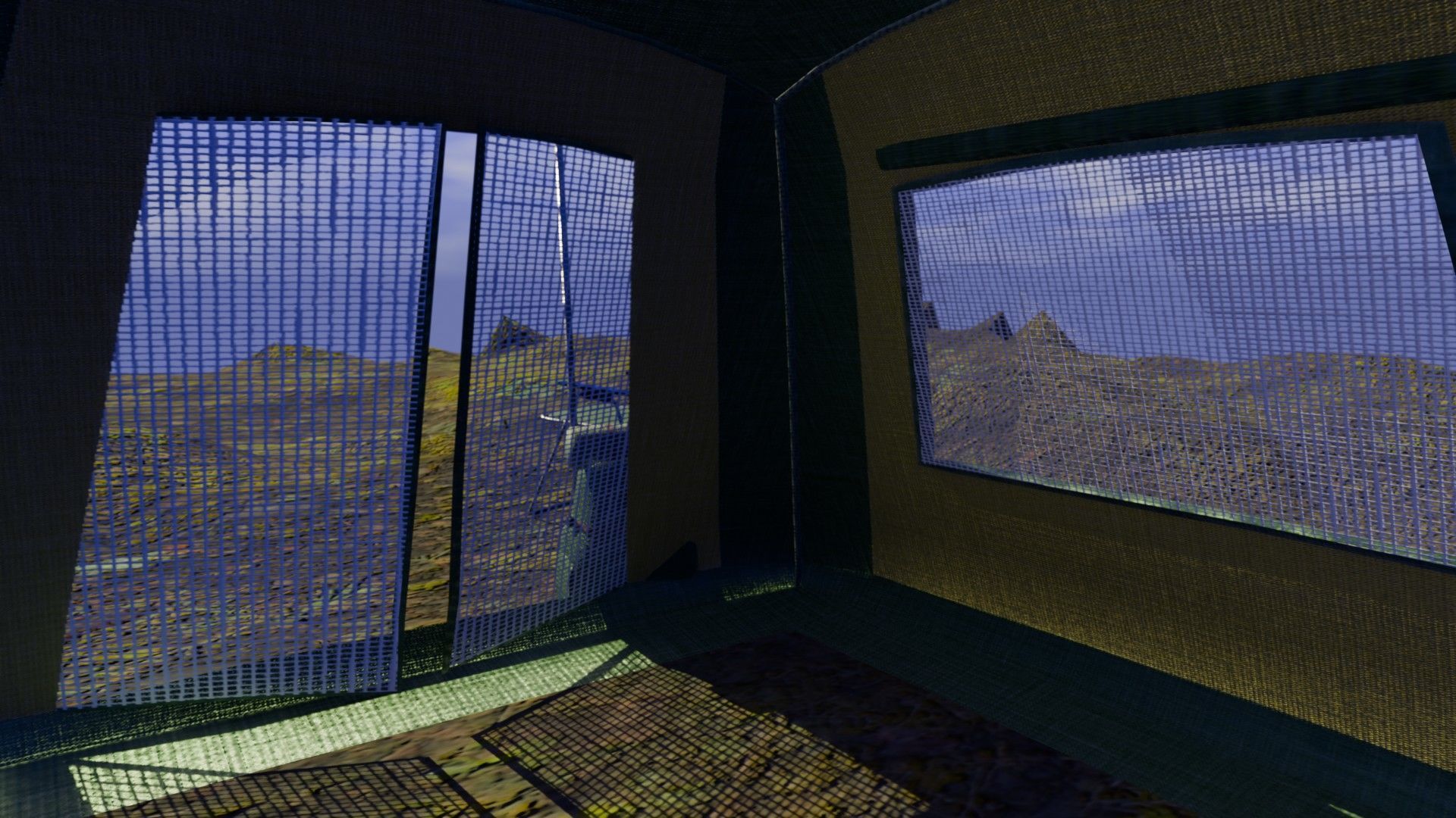 Camping Gear Trio - Low-Poly 3D Model Set Low-poly 3D model_4