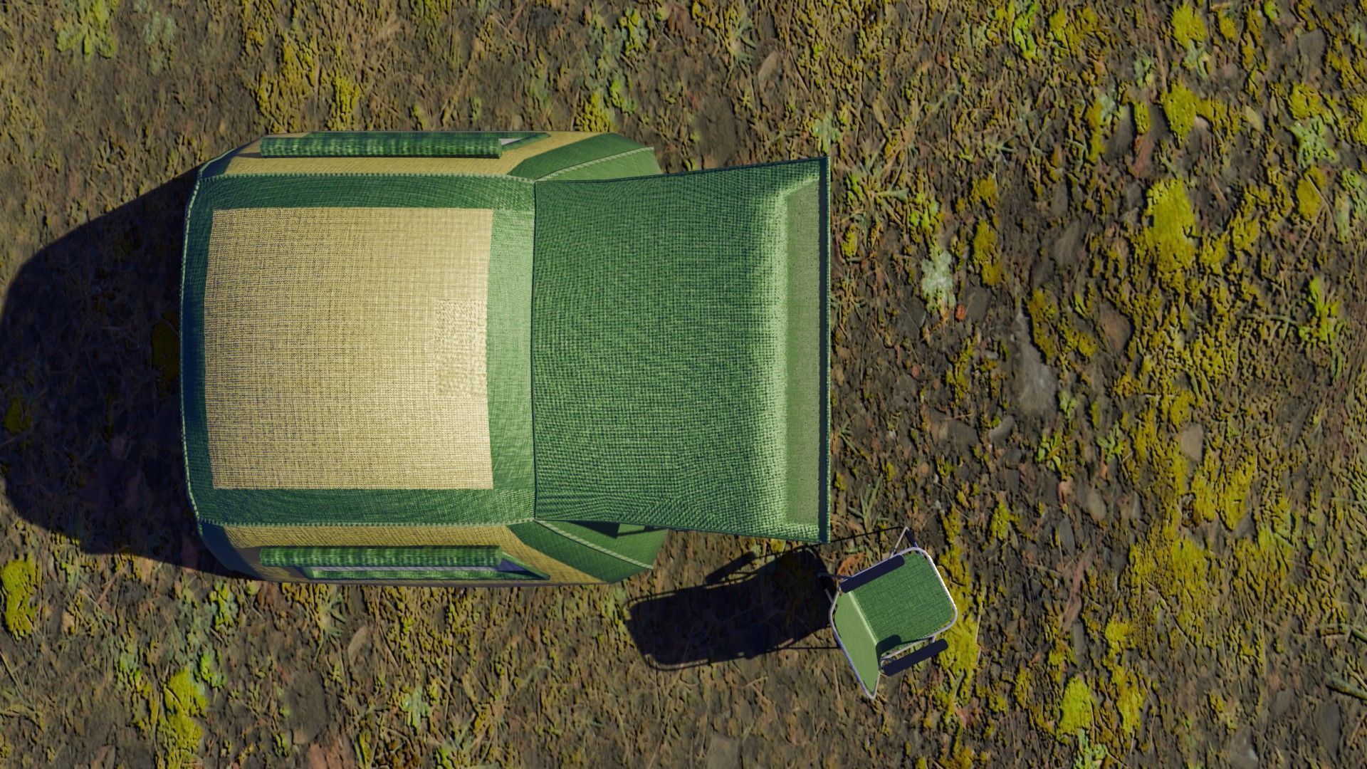 Camping Gear Trio - Low-Poly 3D Model Set Low-poly 3D model_12