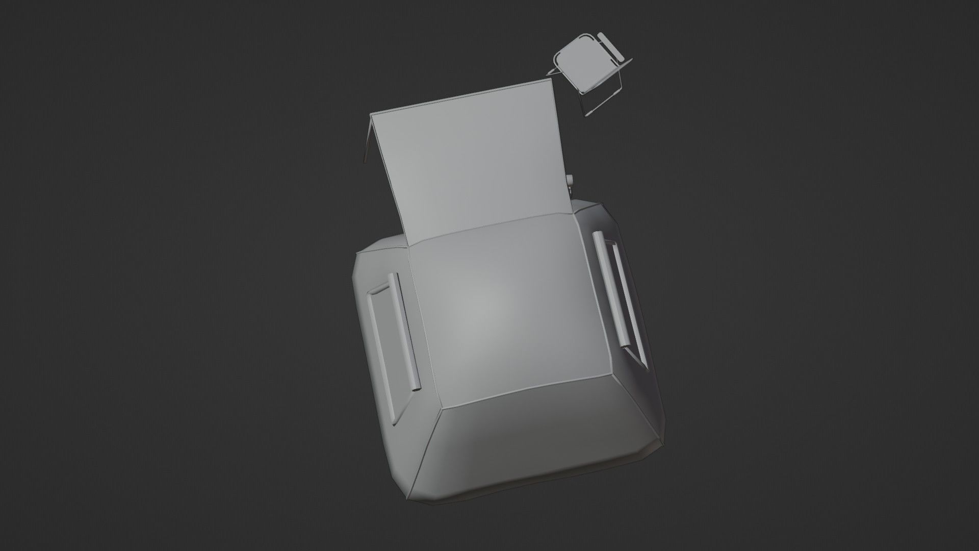 Camping Gear Trio - Low-Poly 3D Model Set Low-poly 3D model_16