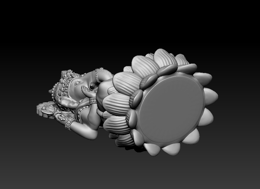 Ganesh jii Murti 3D print model 3D print model_22