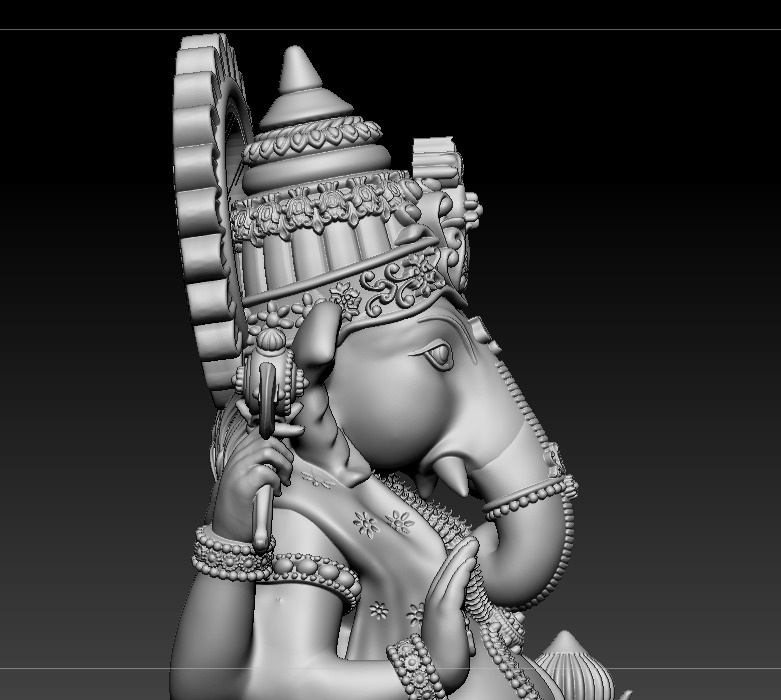 Ganesh jii Murti 3D print model 3D print model_30