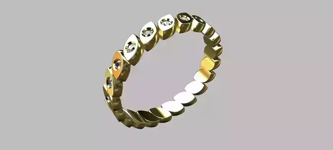 Bigodinho Navetes Ring