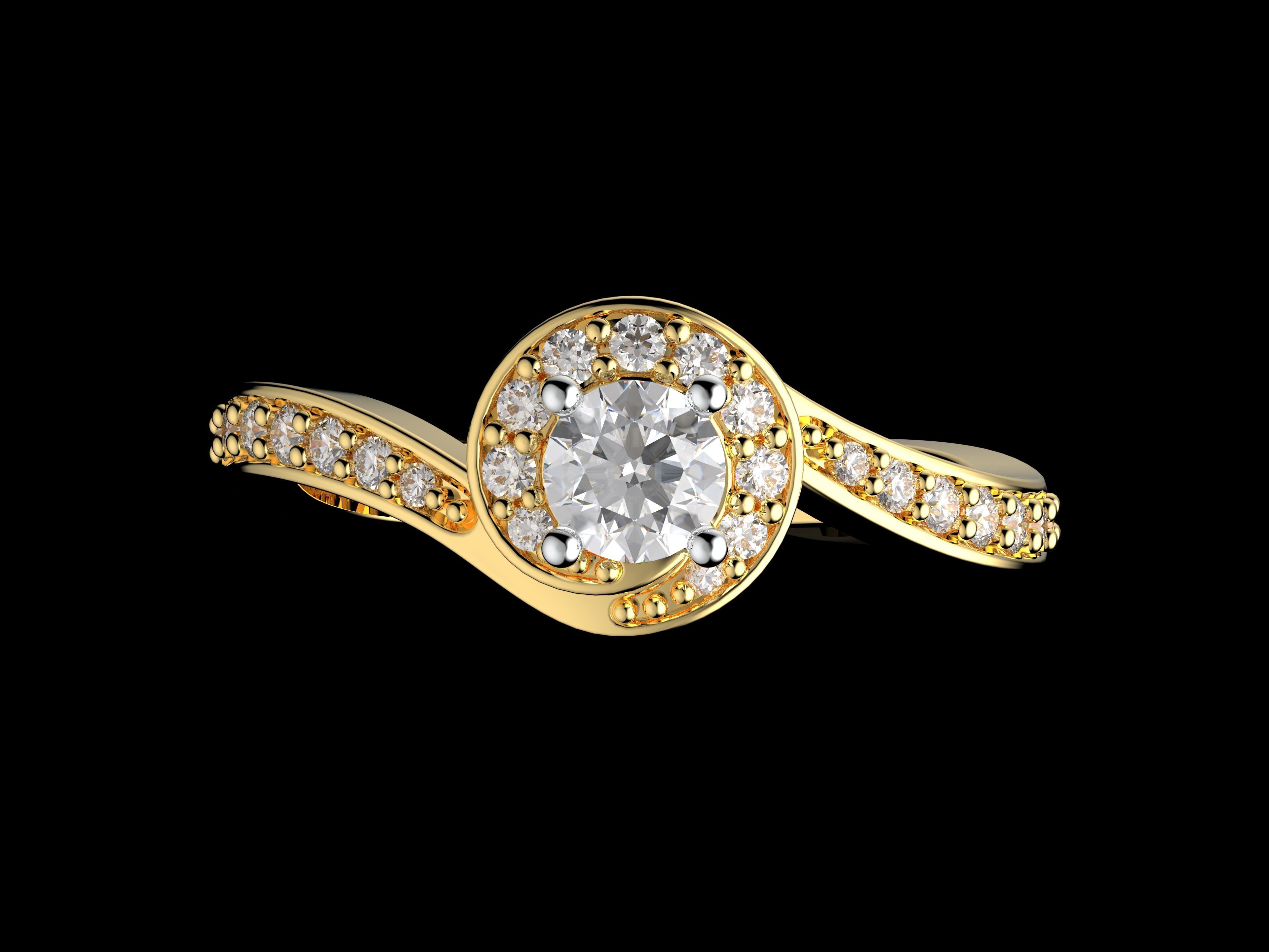 Gold N1414 3D print model_1