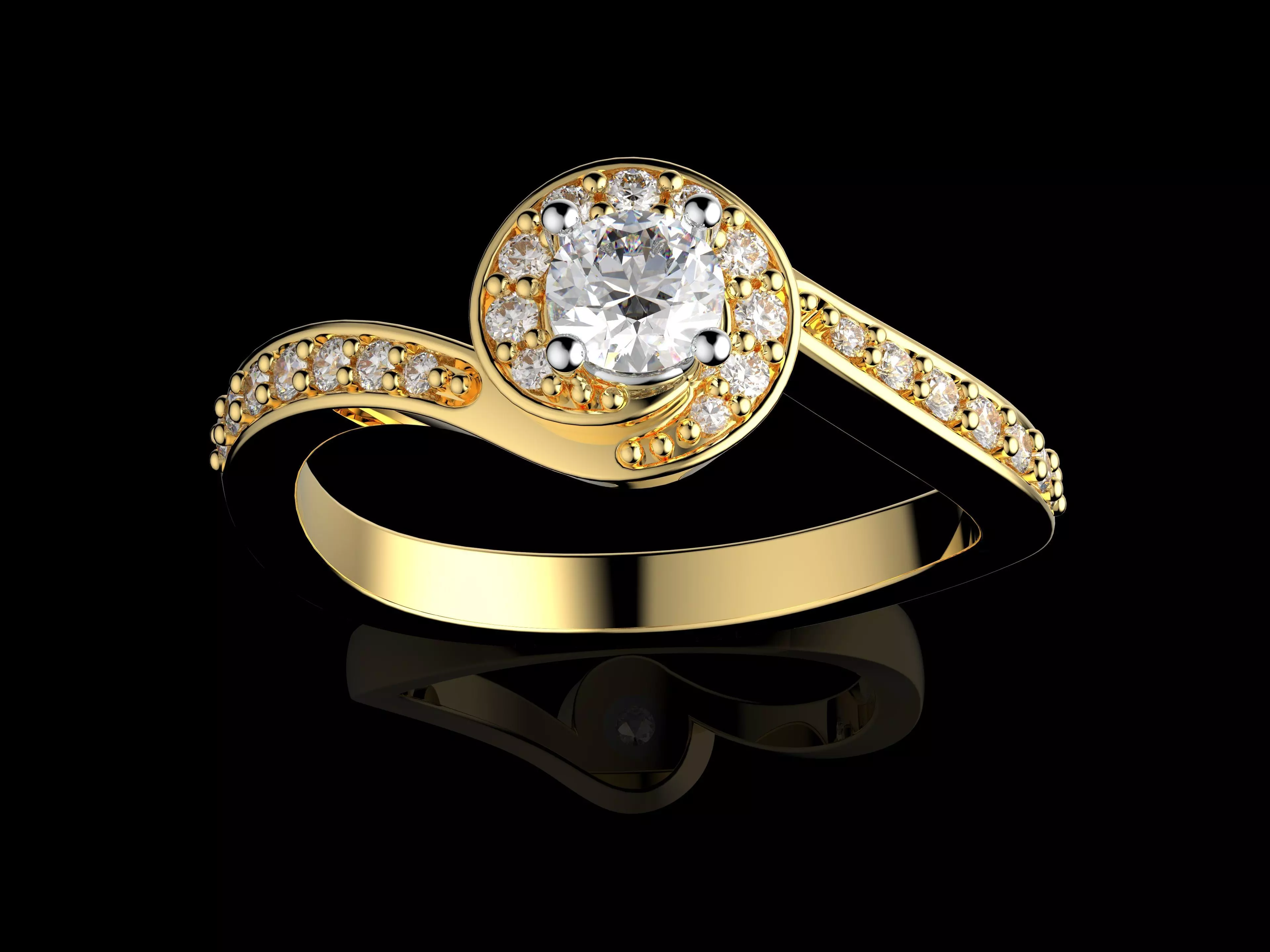 Gold N1414 3D print model_0