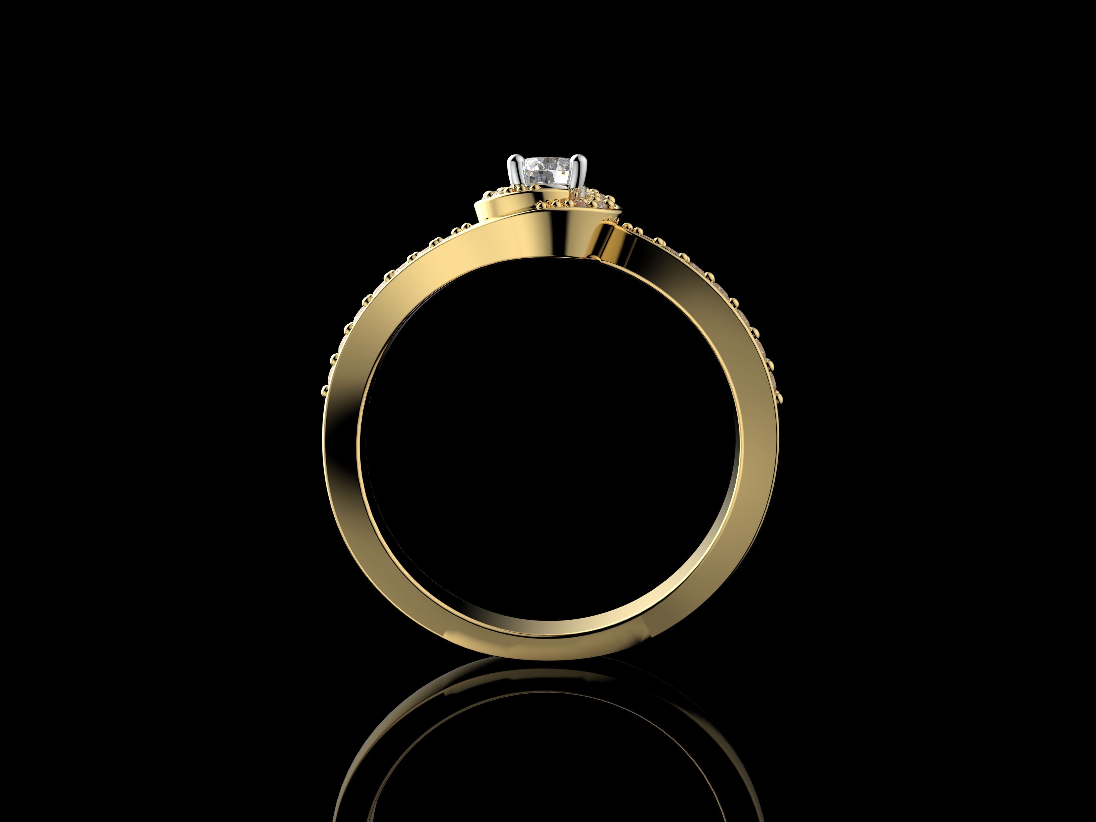 Gold N1414 3D print model_3