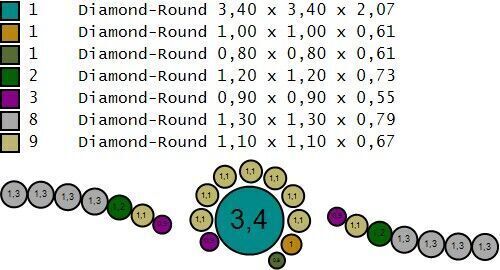 Gold N1414 3D print model_7