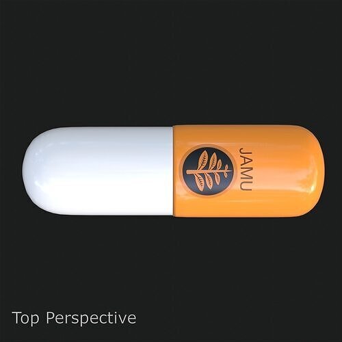 Jamu Indonesia Medicine Capsule Traditional Herbal Capsule 3D model