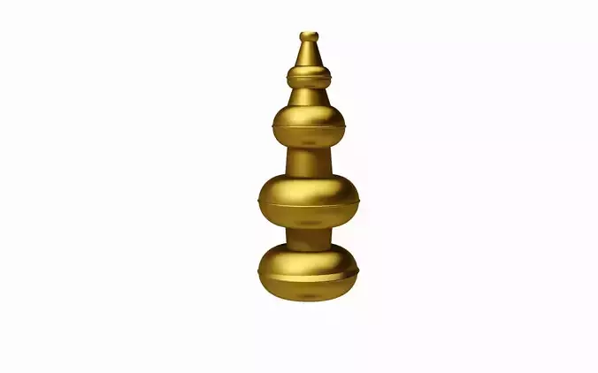 kotha gold ornament Free 3D model