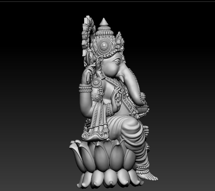 Ganesh jii Murti 3D print model 3D print model_1