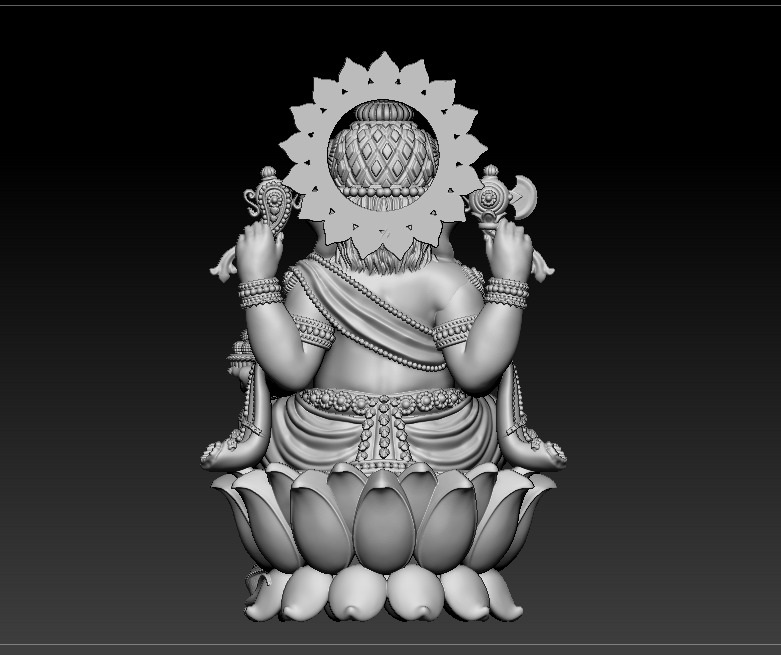Ganesh jii Murti 3D print model 3D print model_30