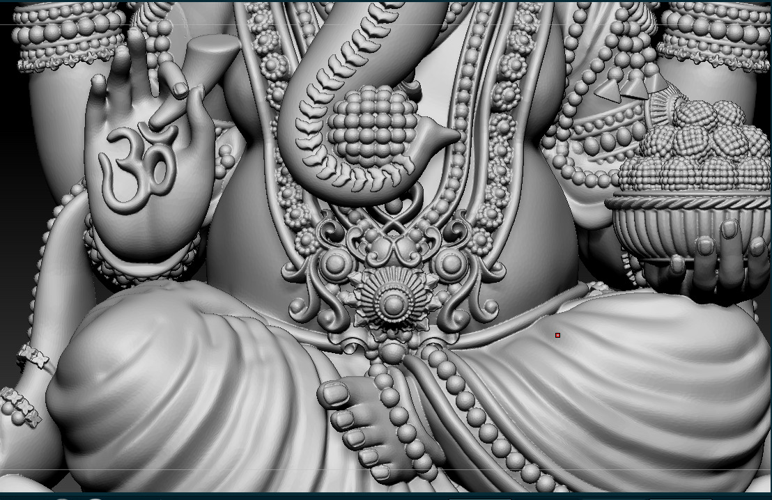 Ganesh jii Murti 3D print model 3D print model_16