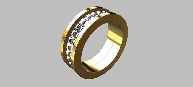 Pyramids Ring 3D print model