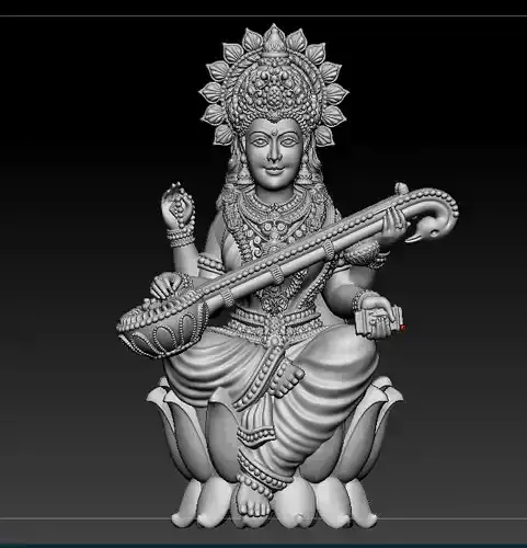 SARASWATI 3D MODEL 3D print model
