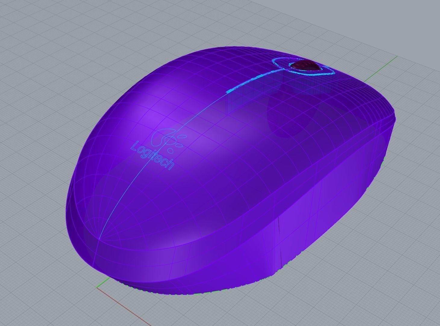 Logitech Mouse 3D print model_5