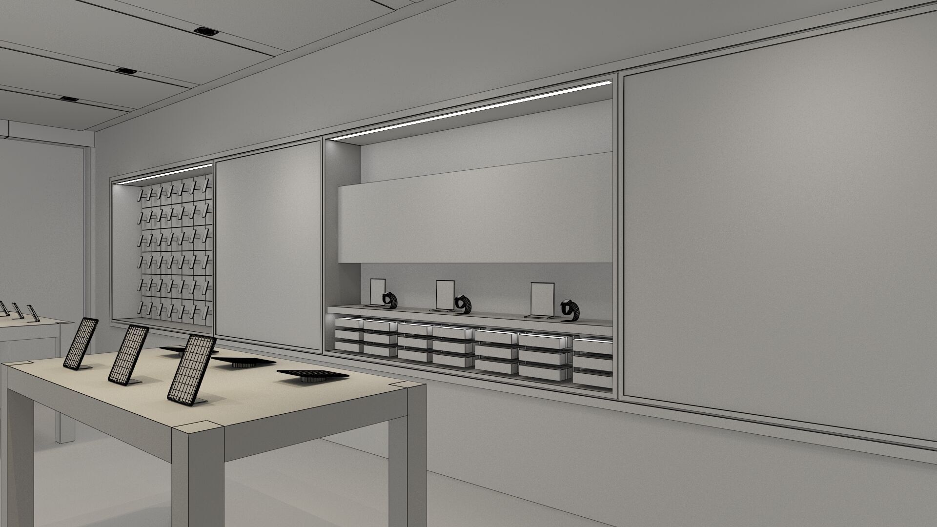 Apple Store 01 3D model_12