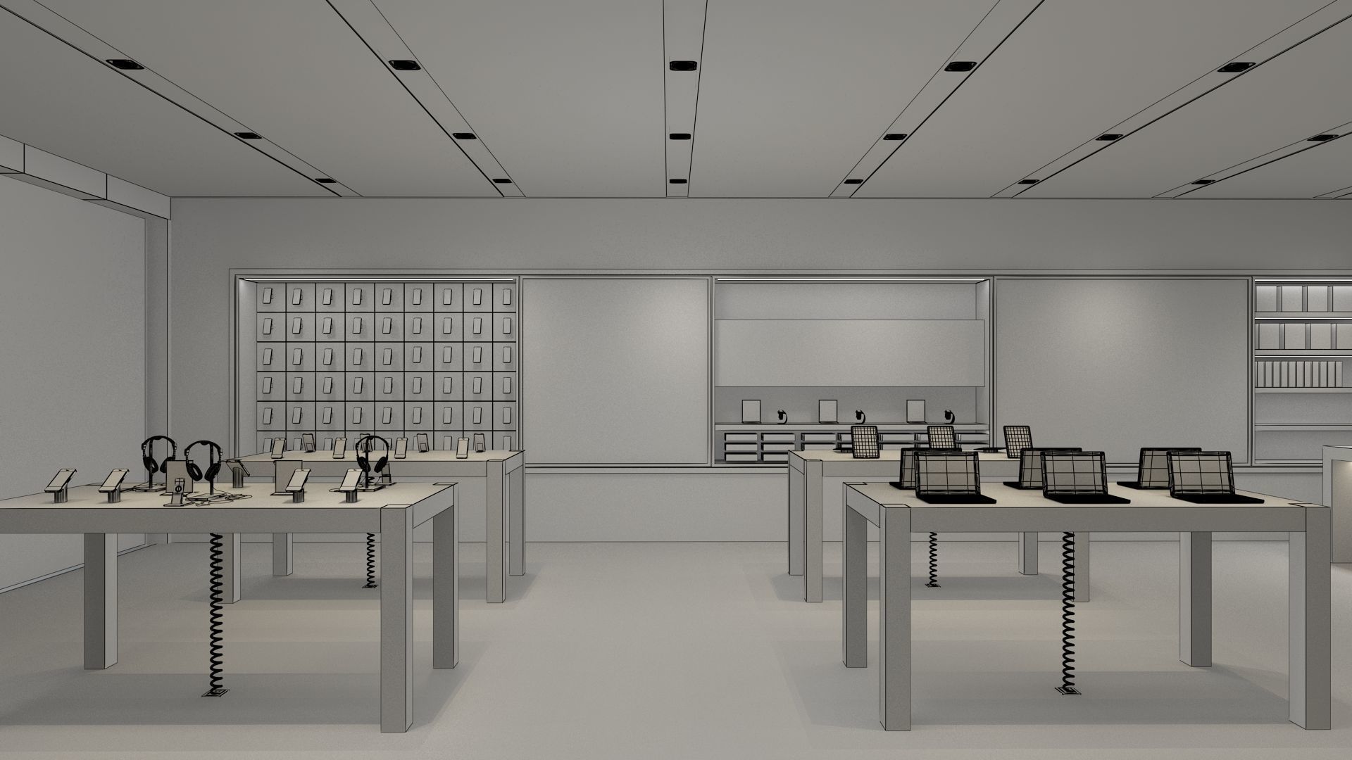 Apple Store 01 3D model_13