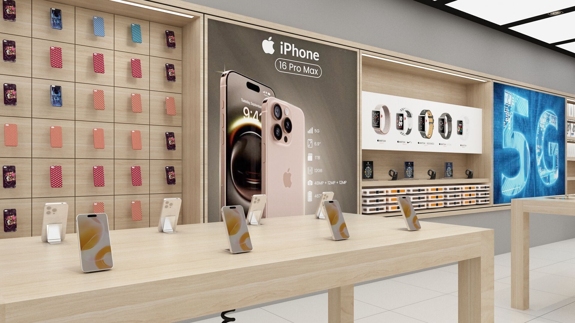 Apple Store 01 3D model_7