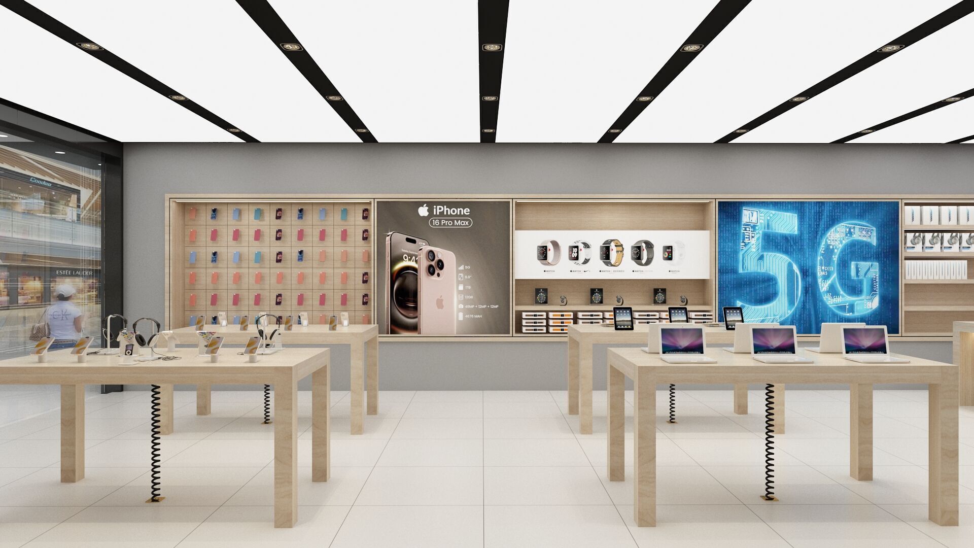 Apple Store 01 3D model_2