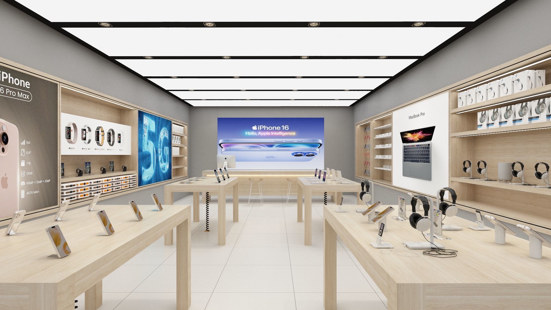 Apple Store 01 3D model_8