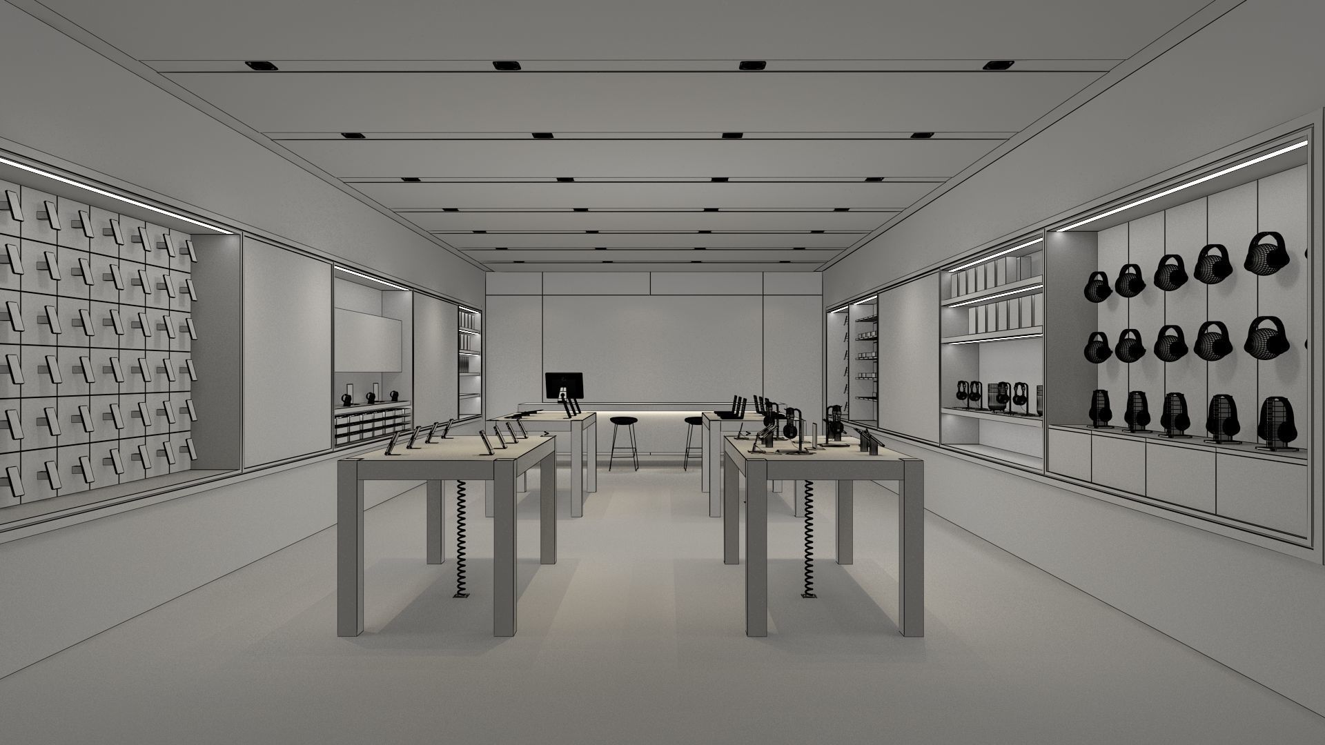 Apple Store 01 3D model_11