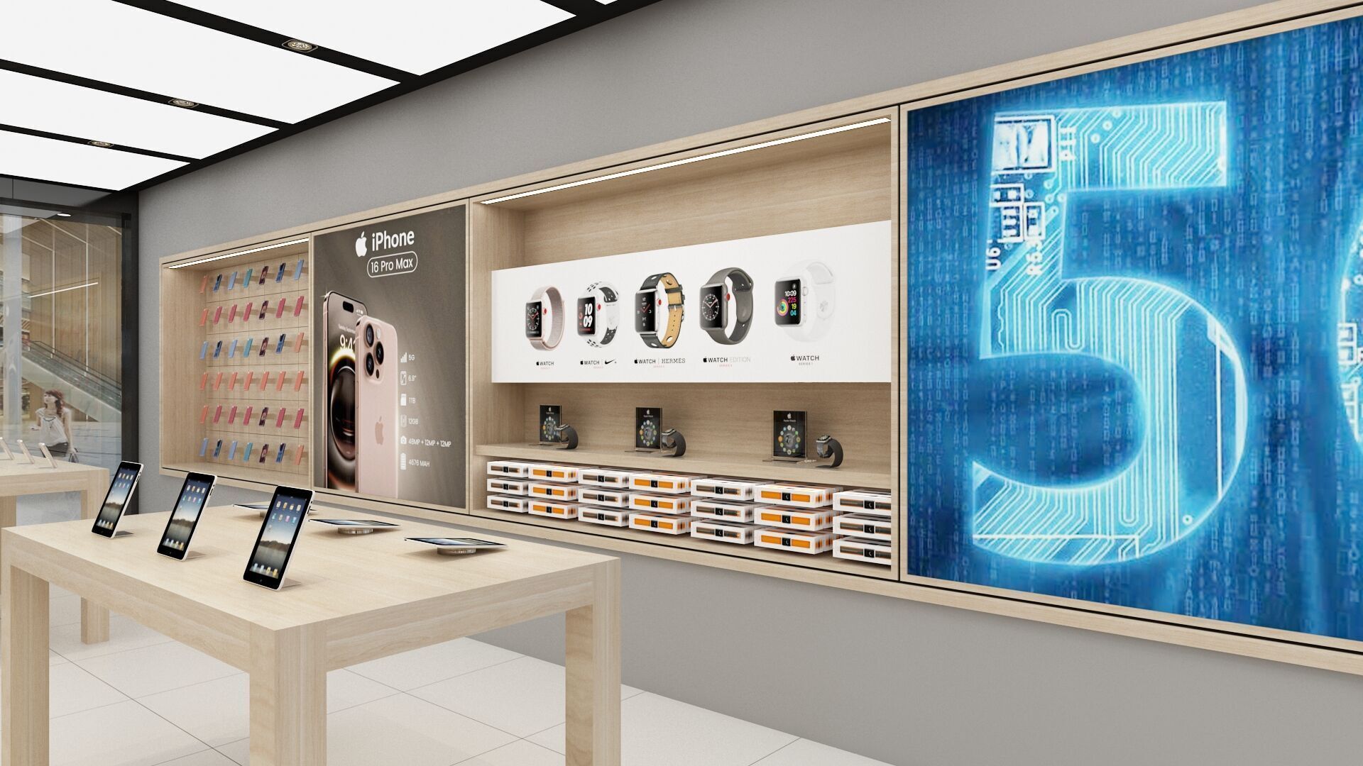 Apple Store 01 3D model_6