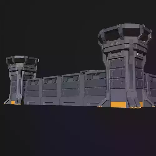 Watch Tower and Wall kit PBR
