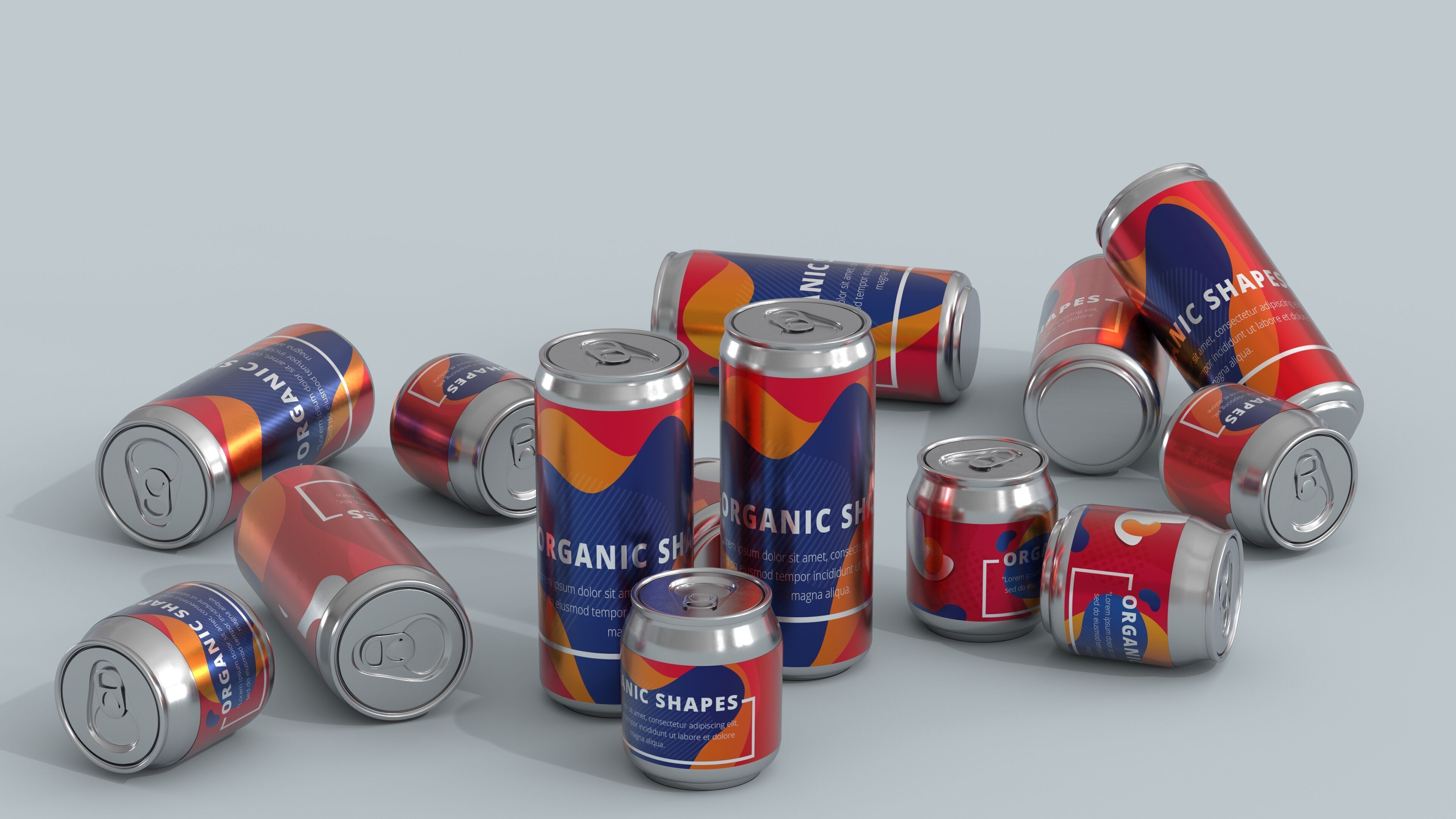 3D Soda Can High Quality Model 3D model_4